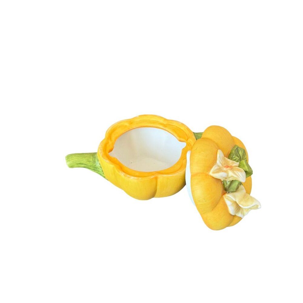 1996 Vintage Avon Miniature Teapot Acorn Squash Size 3" - Picture 3 of 8